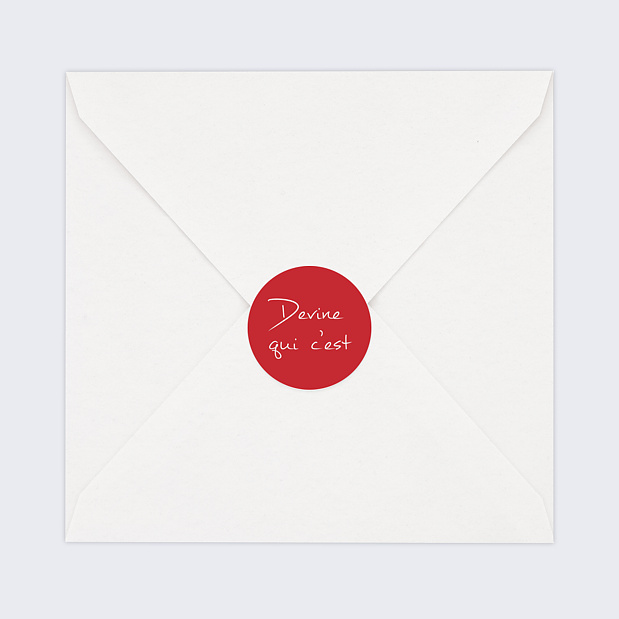 Sticker Anniversaire Devine