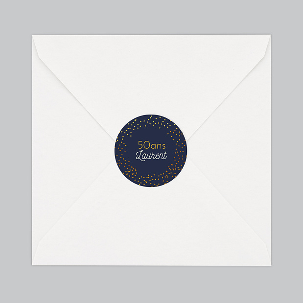 Sticker Anniversaire Bulles