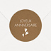 Sticker Anniversaire Joyeux Anniversaire Kraft