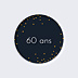Sticker Anniversaire Poussière d'Étoiles