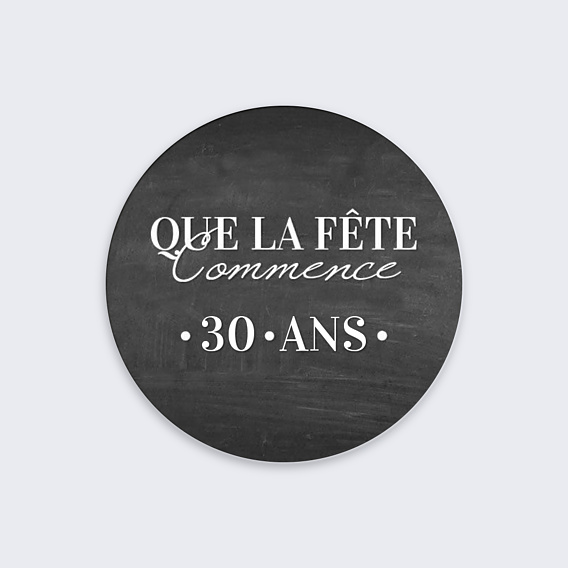 Stickers anniversaire Photomaton Ardoise