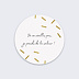 Sticker anniversaire 90 ans Chic Recto
