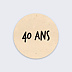 Sticker anniversaire Bière Pression Recto