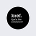Sticker anniversaire Bref Recto
