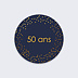 Sticker anniversaire Bulles