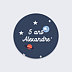 Sticker anniversaire Fusée