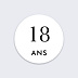 Sticker anniversaire Multiphotos Élégance