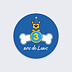 Sticker anniversaire Patrouille Party Recto