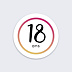 Sticker anniversaire Tendance Recto