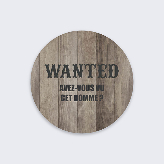 Stickers anniversaire Wanted