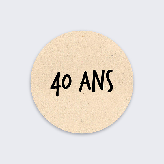 Sticker Anniversaire Bière Pression