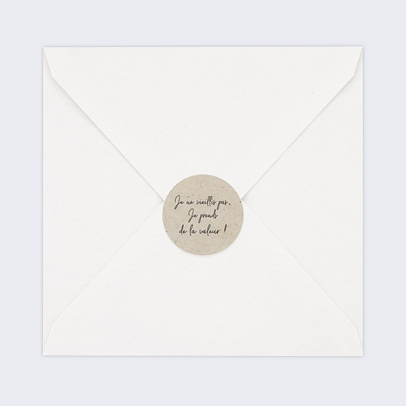 Stickers anniversaire Esprit Chiné Après 4