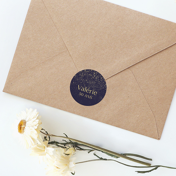 Stickers anniversaire Pluie de Fête Après 4