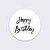 Sticker Anniversaire Happy Birthday