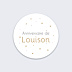 Sticker Anniversaire Jolie Princesse
