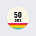 Sticker Anniversaire Polaroïd Coloré