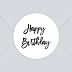 Sticker anniversaire Happy Birthday Après 2