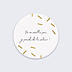 Sticker Anniversaire 90 ans Chic