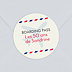 Stickers anniversaire Boarding Pass