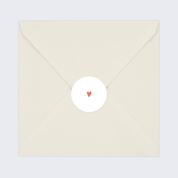 Stickers anniversaire Petit Coeur Après 4