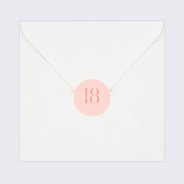 Sticker Anniversaire Milestone Petits Pois