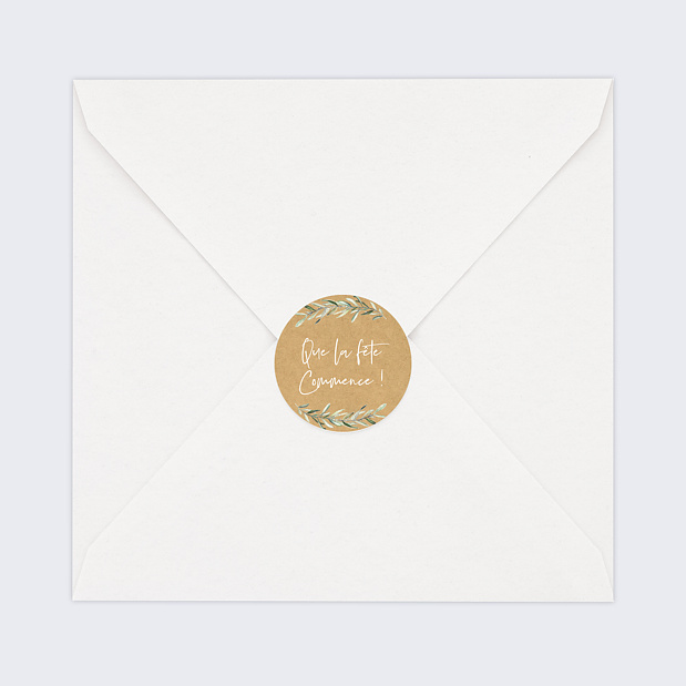 Sticker Anniversaire Lauriers