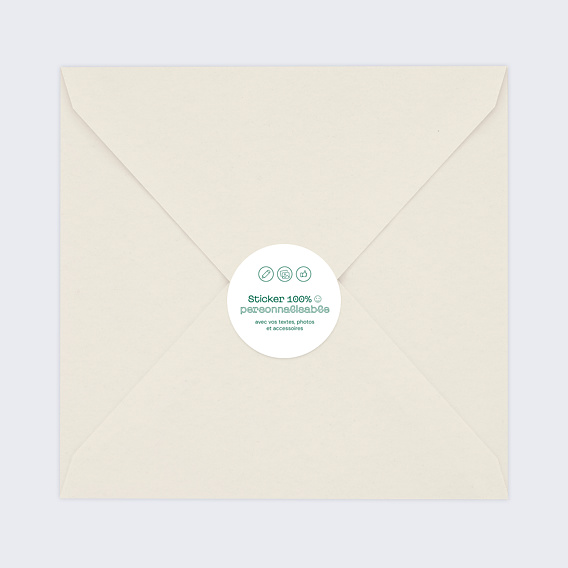 Stickers anniversaire 100% Personnalisable Après 4