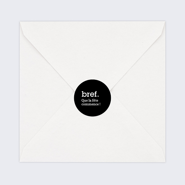 Sticker Anniversaire Bref