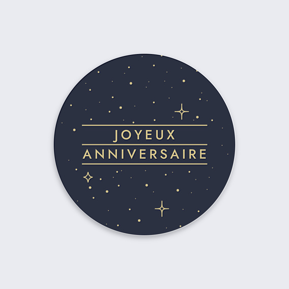 Stickers anniversaire Signe Astrologique