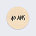 Sticker Anniversaire Bière Pression