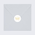 Sticker Anniversaire Golden Dots