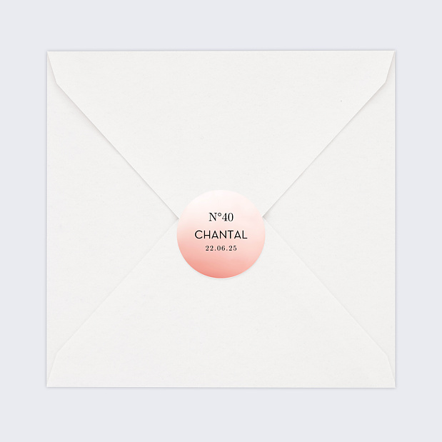 Sticker Annniversaire Parfum
