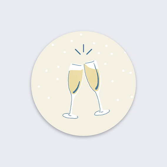 Sticker Anniversaire Tchin