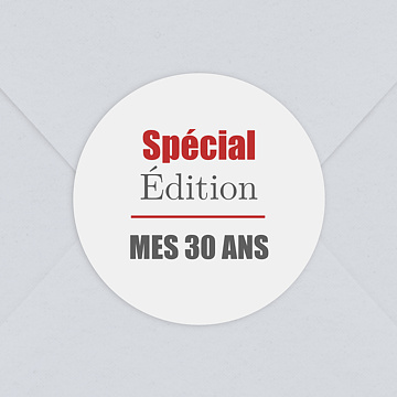 Sticker Anniversaire Popcarte