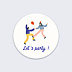 Sticker Anniversaire Grande Fête