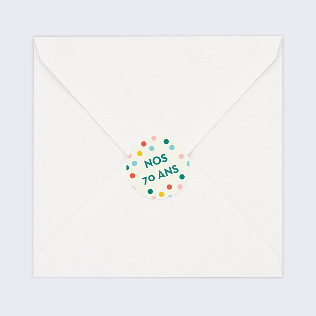 Sticker Anniversaire Jeux des 7 Familles