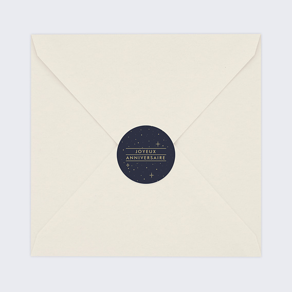 Stickers anniversaire Signe Astrologique Après 4