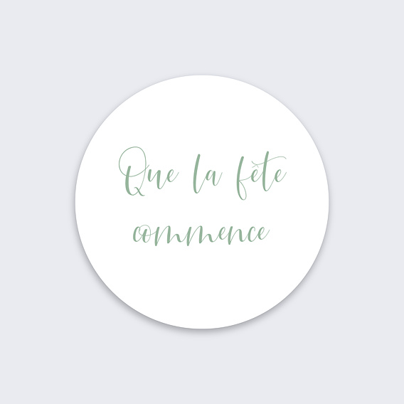 Stickers anniversaire Cinématic Recto