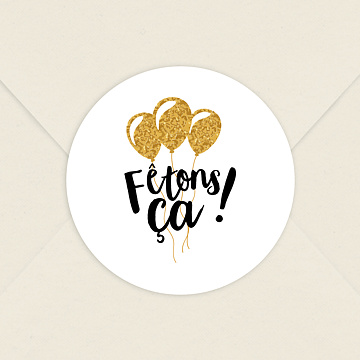 Sticker Anniversaire Ftons a 