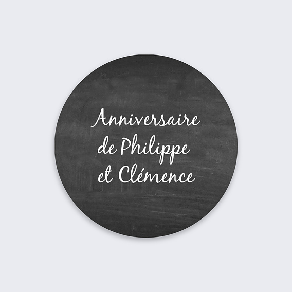 Sticker Anniversaire Anniversaire en Famille