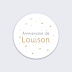 Sticker Anniversaire Jolie Princesse