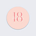 Sticker Anniversaire Milestone Petits Pois