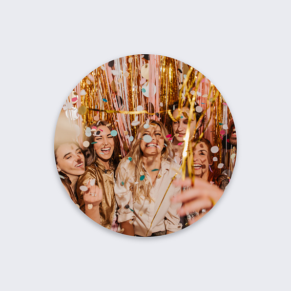 Stickers anniversaire Votre Photo Recto