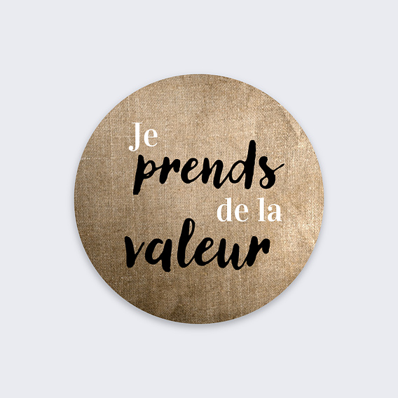 Stickers anniversaire Millésimé Recto