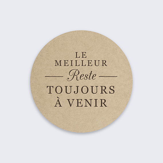 Stickers anniversaire Bonne Cuvée