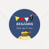 Sticker anniversaire Bateau Pirate