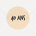 Sticker anniversaire Bière Pression