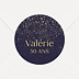 Sticker anniversaire Pluie de Fête
