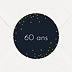 Sticker anniversaire Poussière d'Étoiles