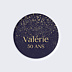 Sticker Anniversaire Pluie de Fête